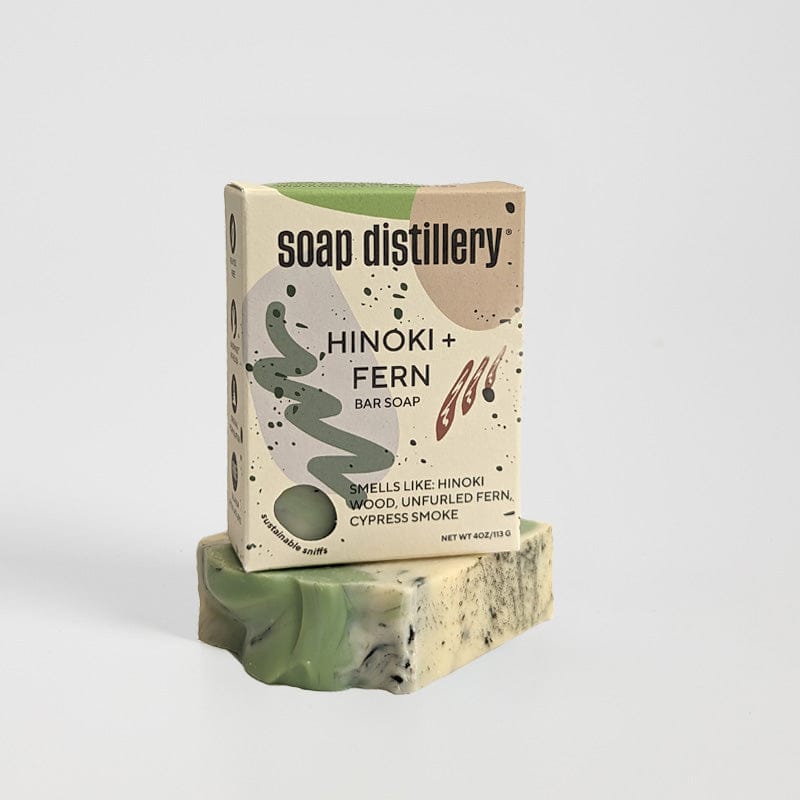 Hinoki + Fern Bar Soap - My American Goods
