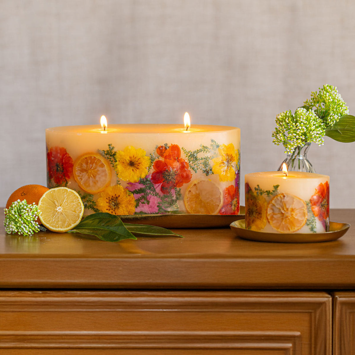 Statement Botanical Candle - Sugared Citrus