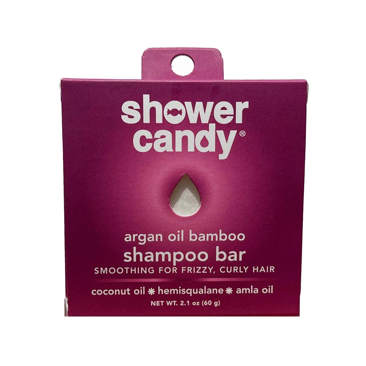 Argan Oil Bamboo Shampoo Bar for Curly Hair | Shower Candy