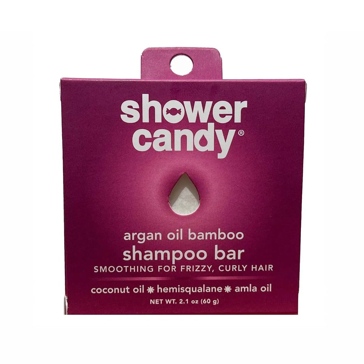 SHOWER CANDY Shampoo Argan Oil Bamboo Shampoo Bar for Curly Hair | Shower Candy