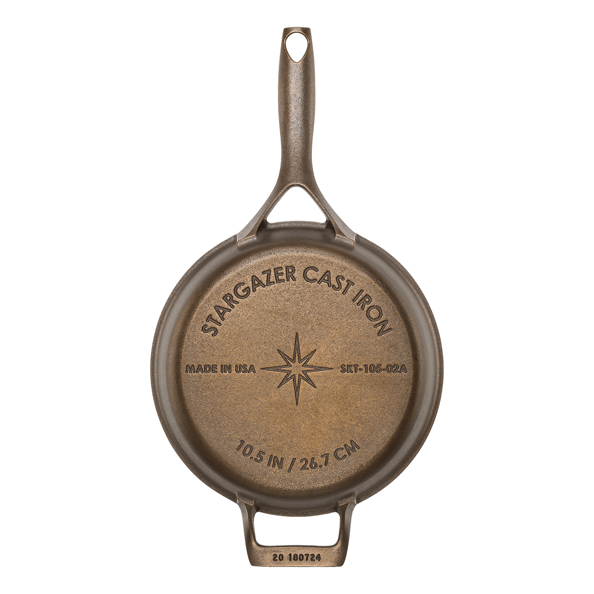 Stargazer Cast Iron Cookware 10.5-Inch Cast Iron Skillet
