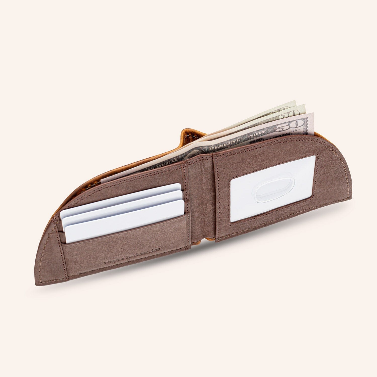 Rogue Industries Wallet American Bison Leather Front Pocket Wallet