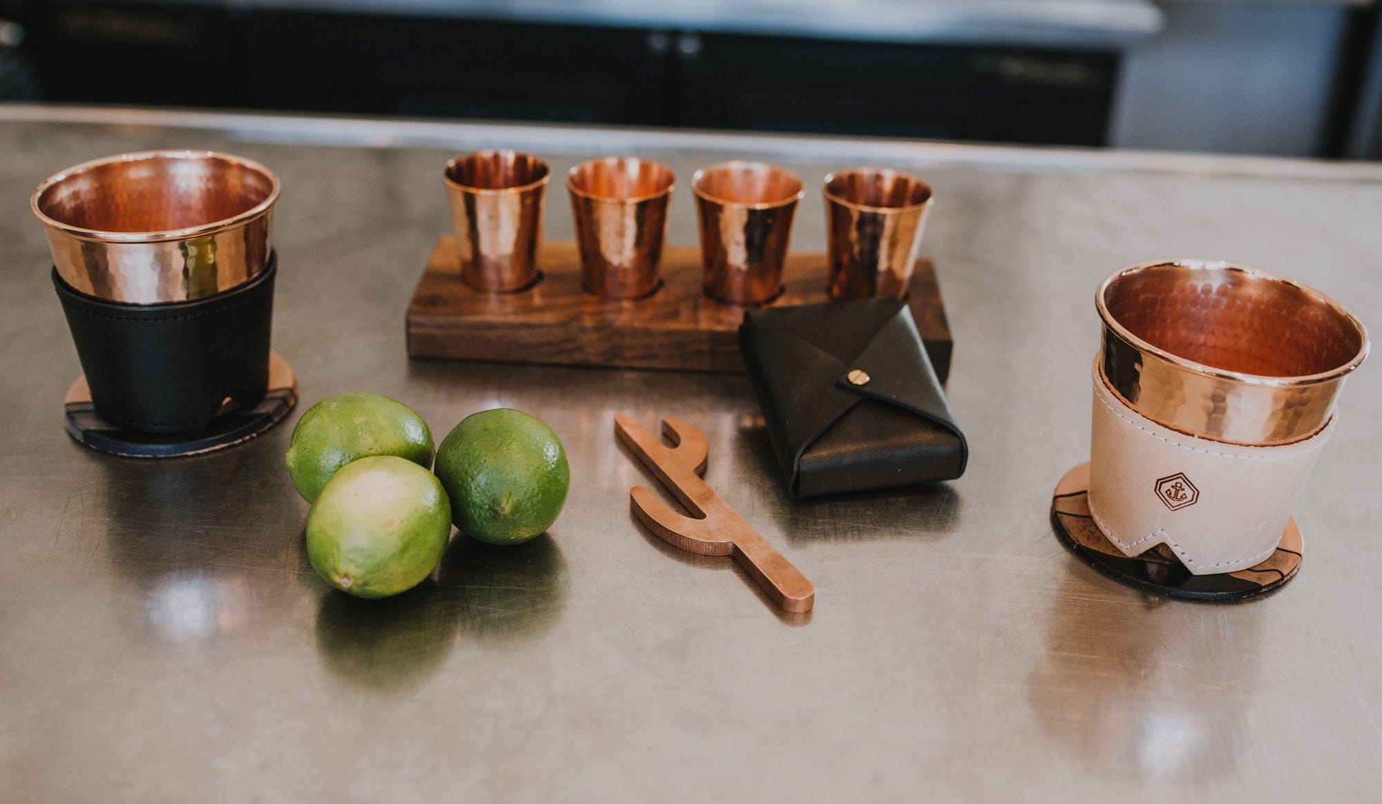 Sertodo Barware & Bar Tools Son of a Sailor x Sertodo Cup and Leather Sleeve Set