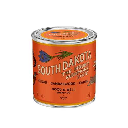 Good & Well Supply Co Candles Half Pint / 8oz / Cotton Wick South Dakota State Candle