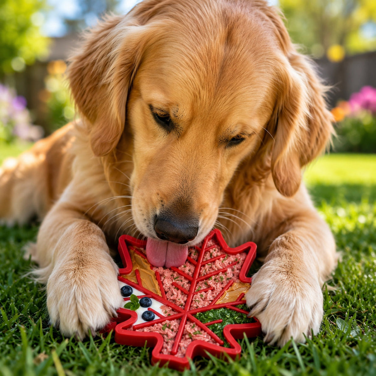 Canadian Maple Leaf Nylon Dog Chew Toy - Durable & USA Made