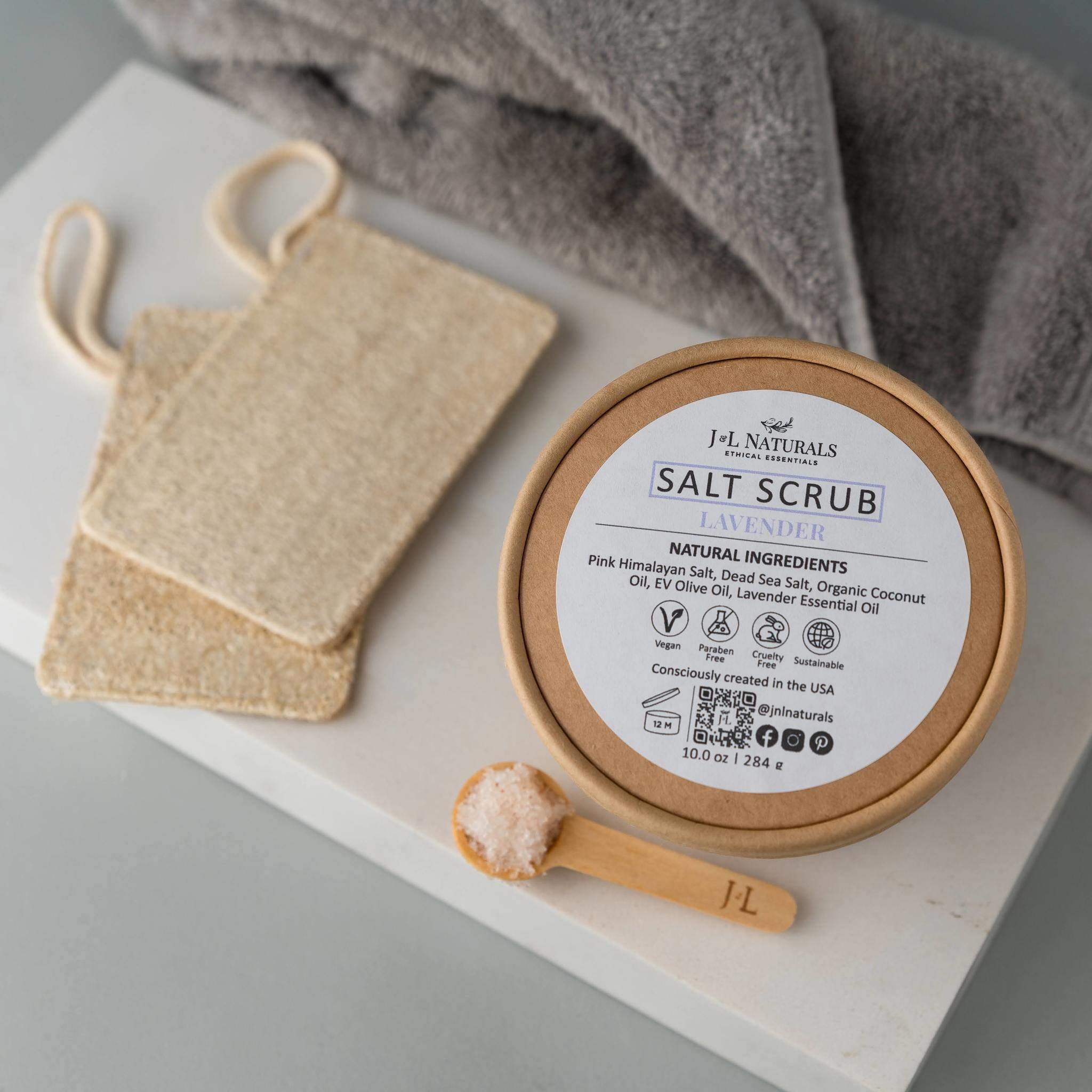 J&L Naturals Salt Scrub Salt Scrub (Multiple Sizes)