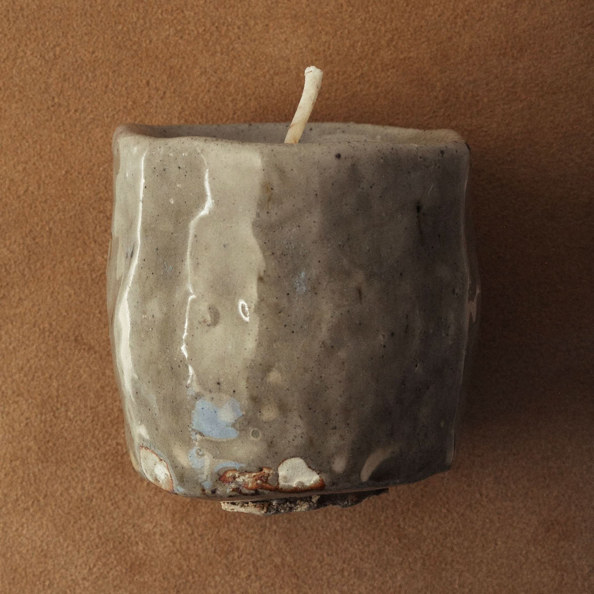 Summer Solace Tallow Tallow Candle Souchong Debut Earthen Tallow Candle – Fog-Glazed Regional Clay 4 oz