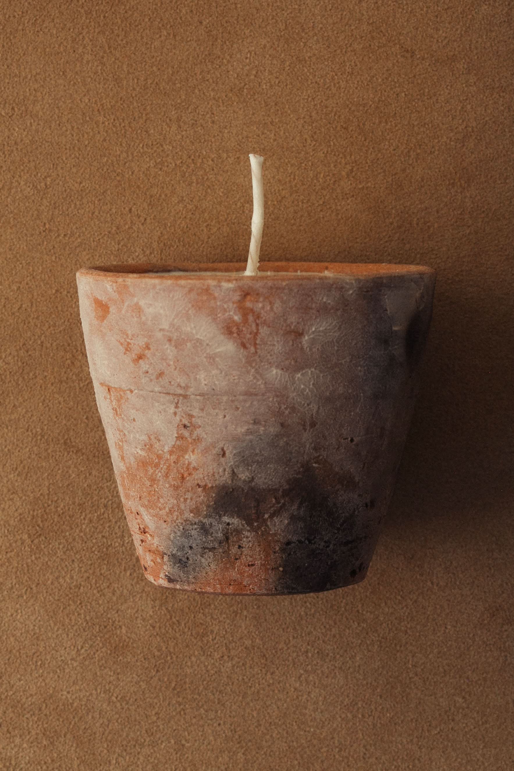Souchong Debut Earthen Tallow Candle – Smoke-Brushed Terracotta Vessel 4 oz - My American Goods