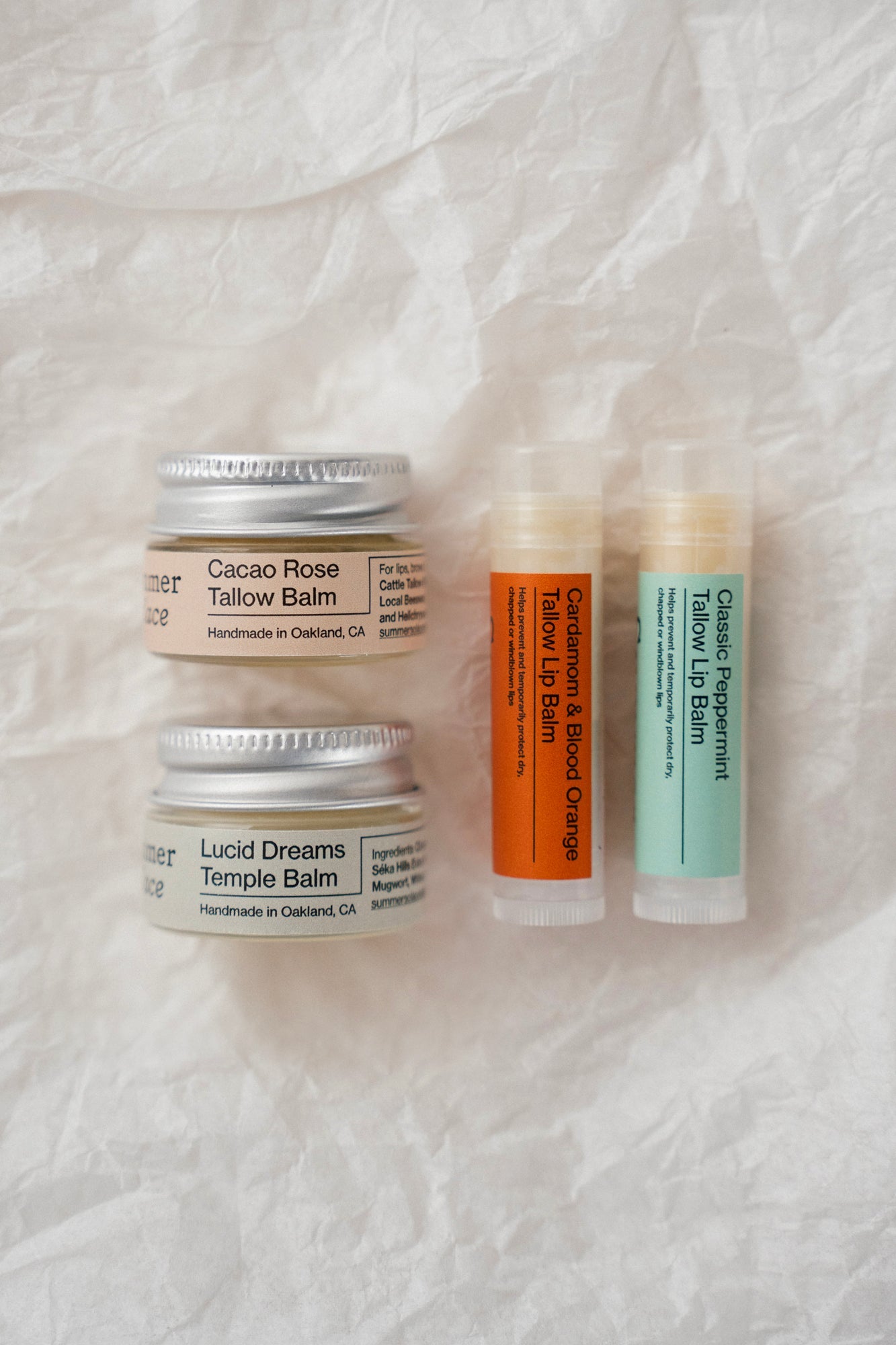 Lip & Temple Balm Set – Compact, Nourishing, Travel-Ready - My American Goods