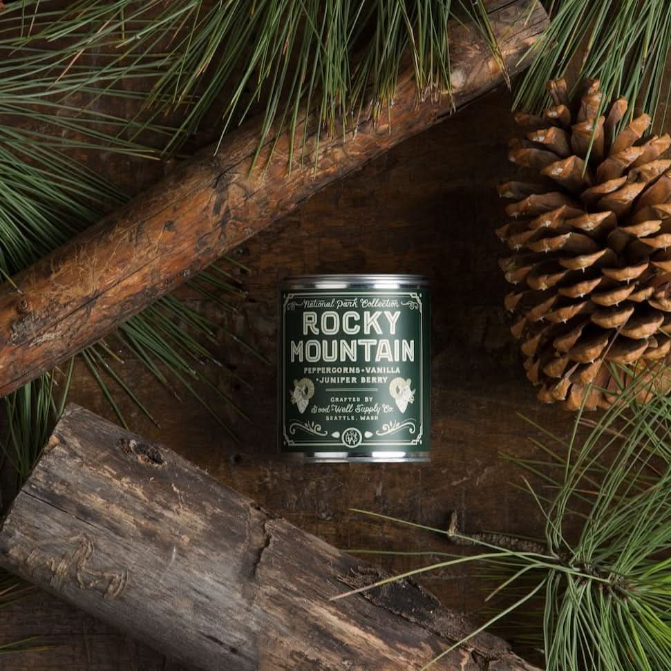 Good & Well Supply Co Candles Rocky Mountain National Park Candle