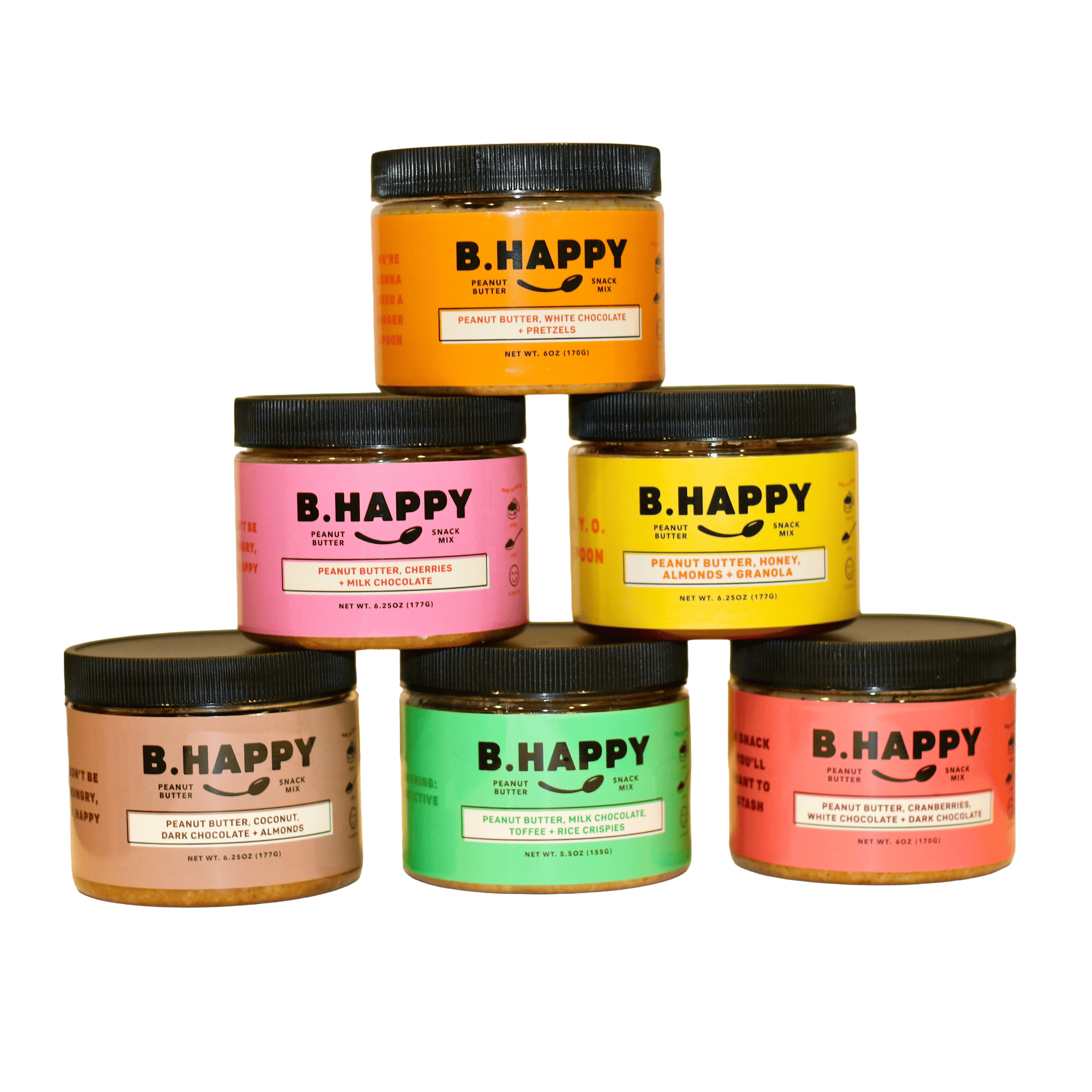 B. Happy Peanut Butter Peanut Butter B. Happy! Sampler Pack