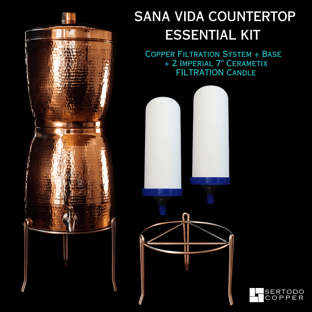 Sertodo Water Dispensers Essential Fluoride Kit Sana Vida Fluoride Water Filtration Systems