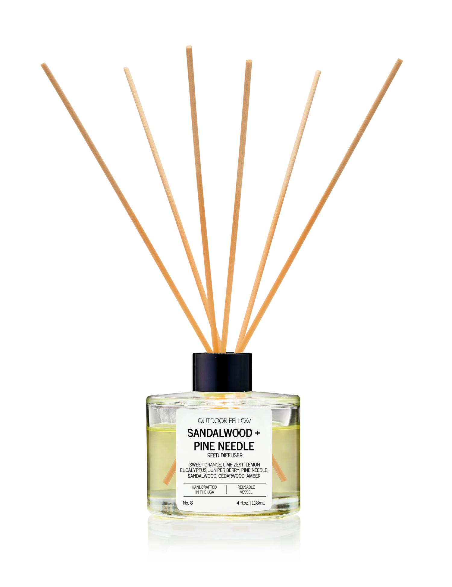 Sandalwood and Pine Needle Reed Diffuser - My American Goods