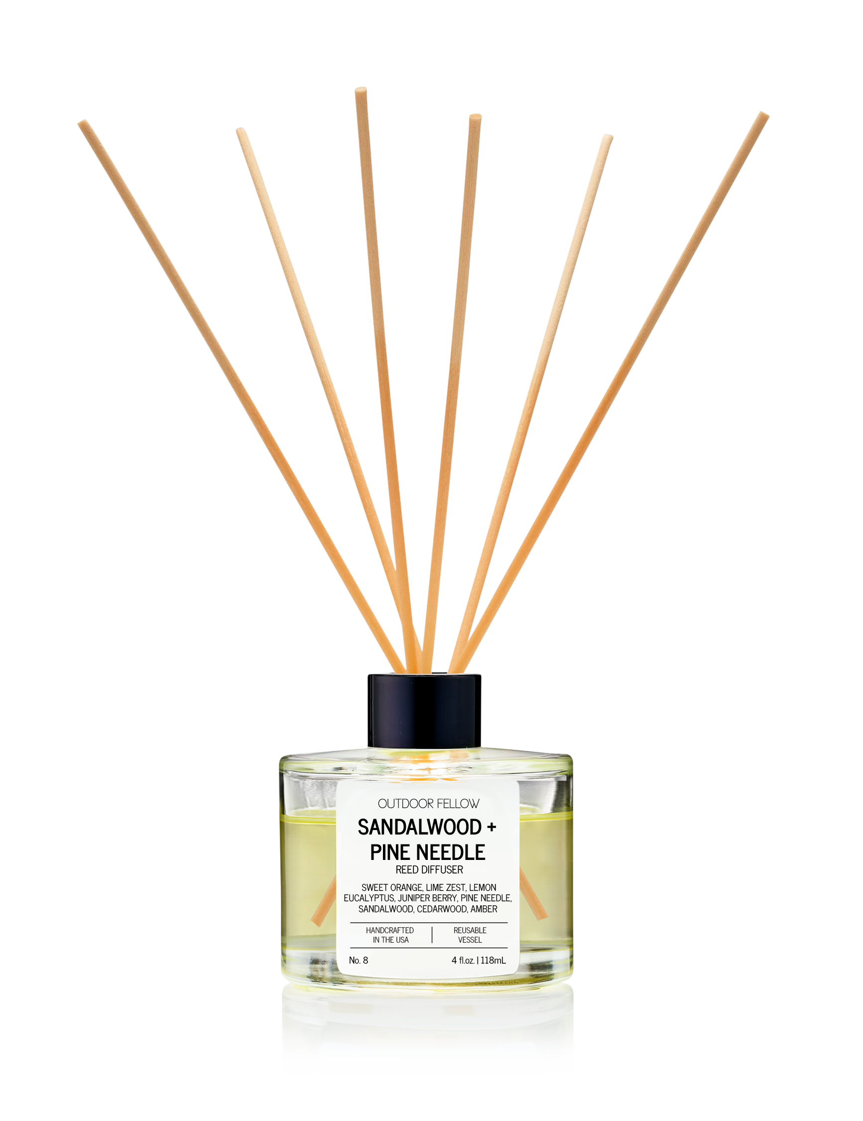 Sandalwood and Pine Needle Reed Diffuser - My American Goods