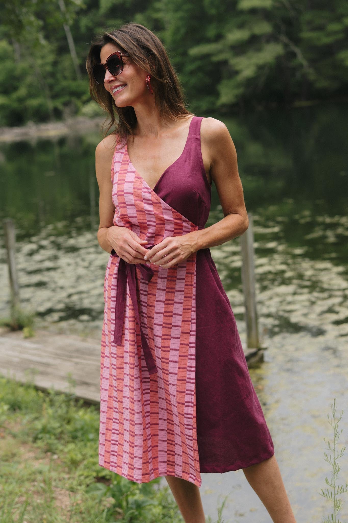 Rove Dress in Hibiscus