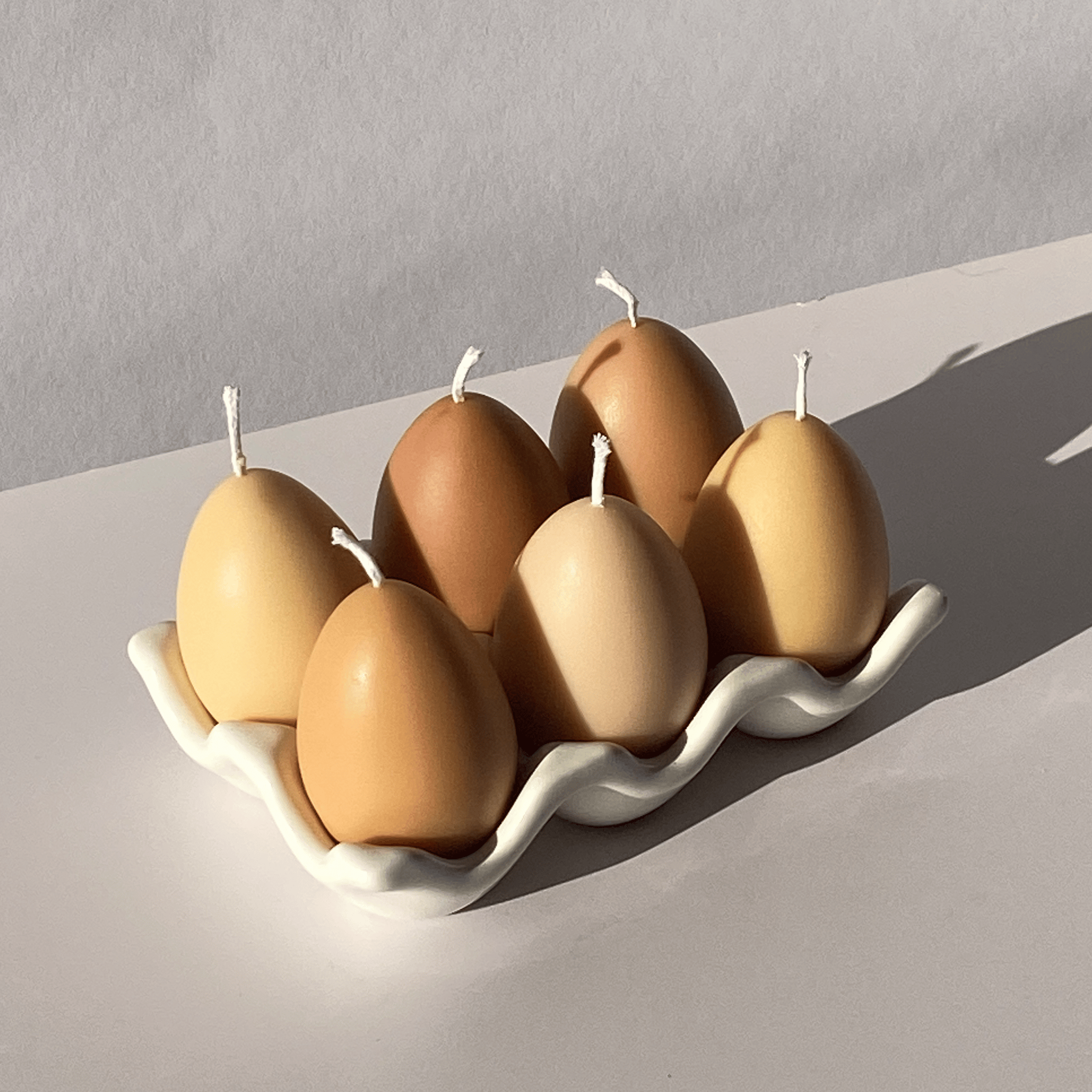 Scandles Farmers Markets Egg Candles - 6 Pack Box
