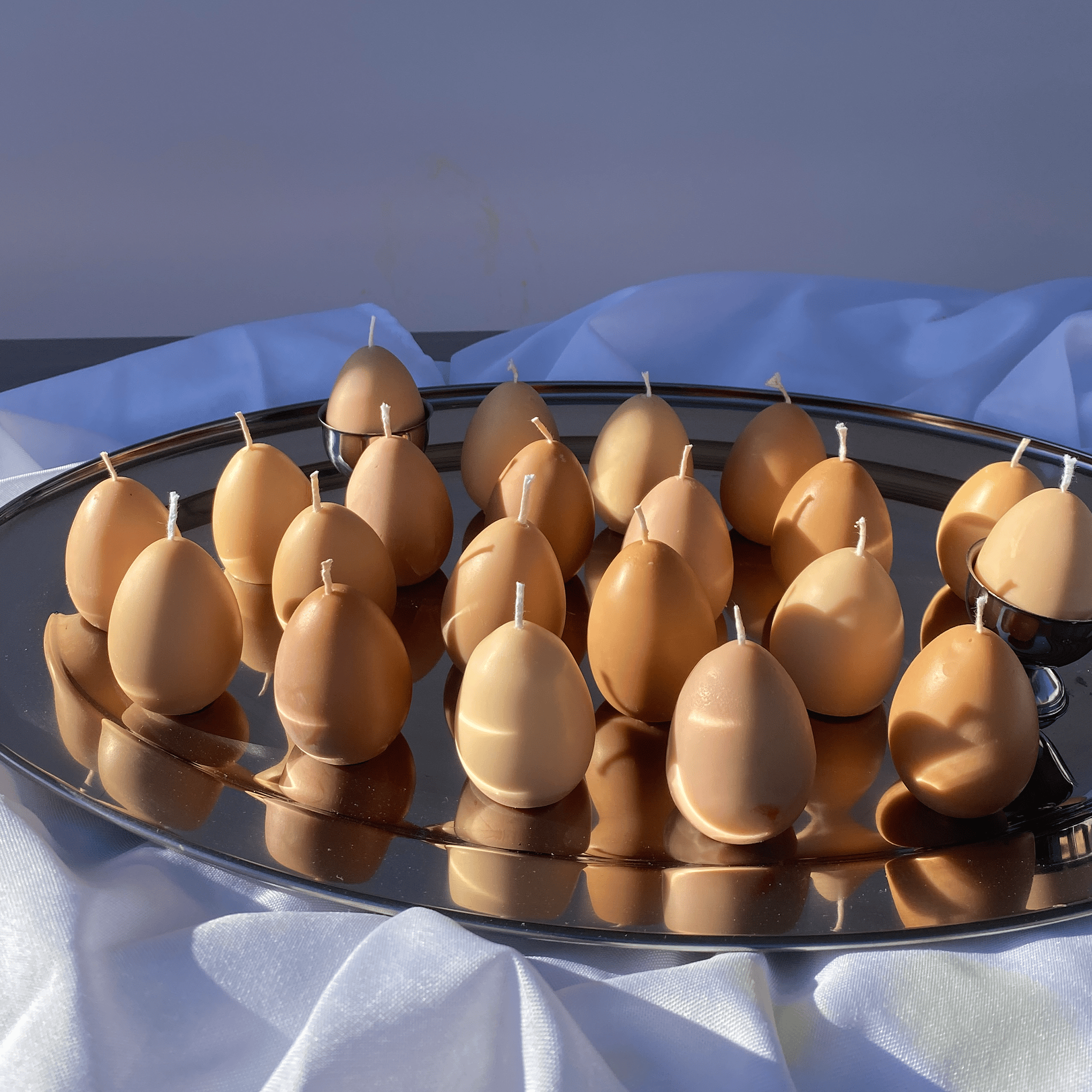 Scandles Farmers Markets Egg Candles - 6 Pack Box