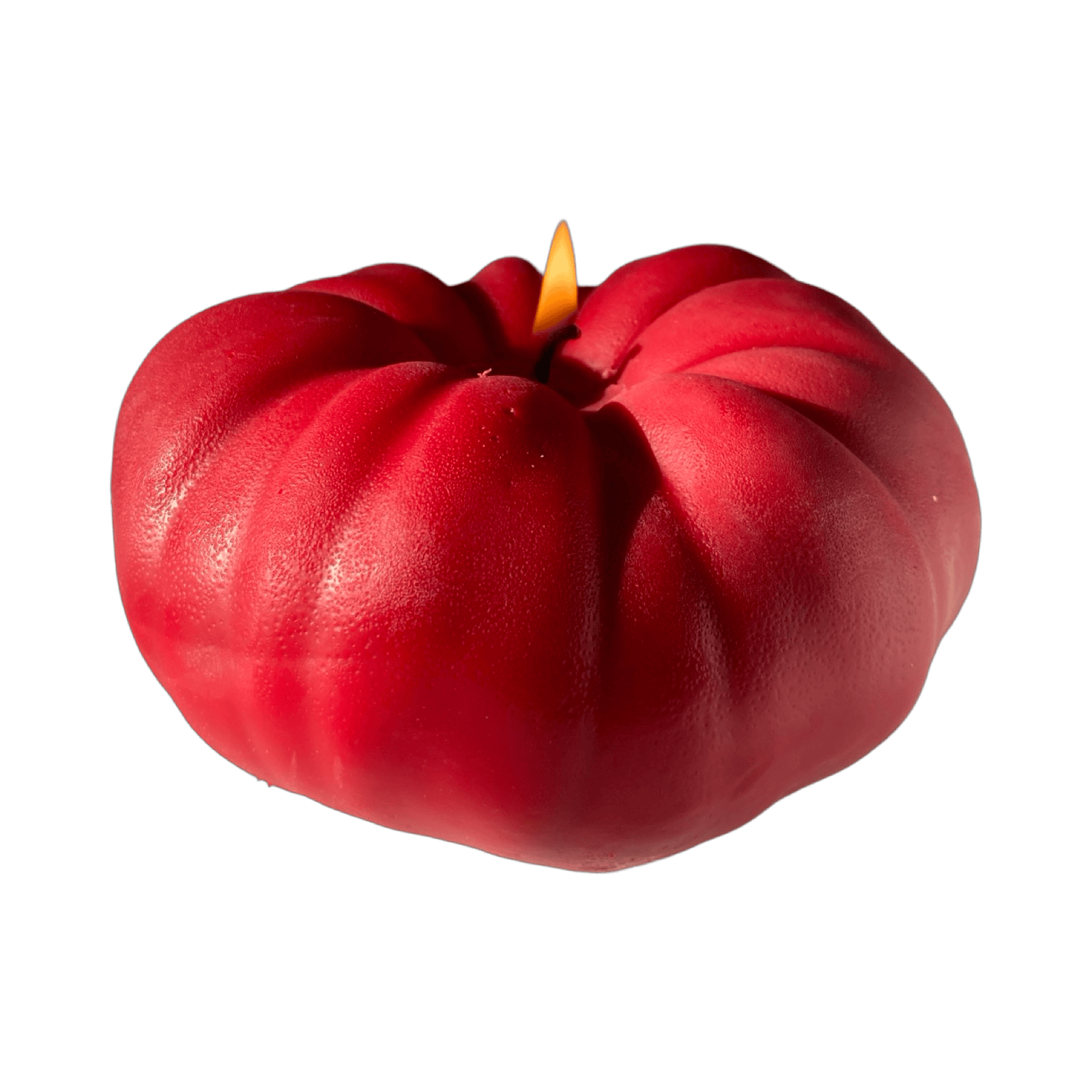 Scandles Farmers Markets Red / Tomato Leaf / Single Tomato Jumbo Heirloom Tomato Candle - Red