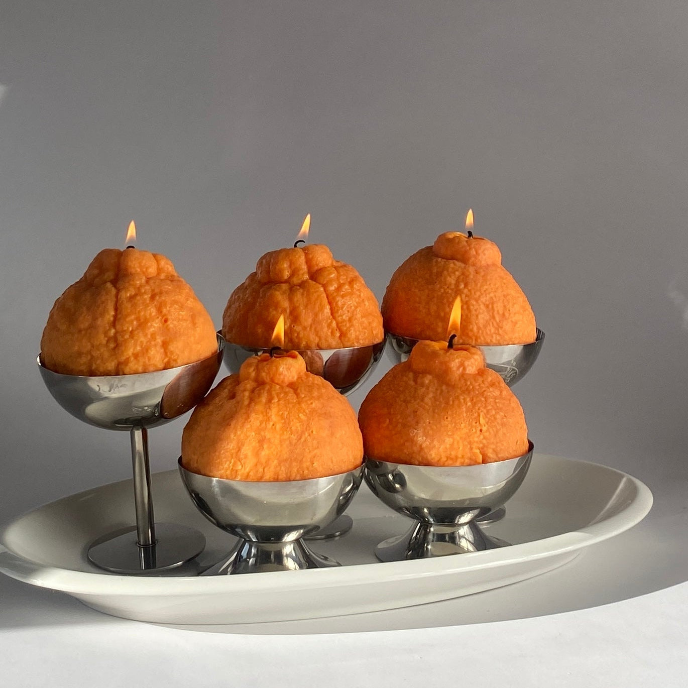Large Dekopon Orange Candle