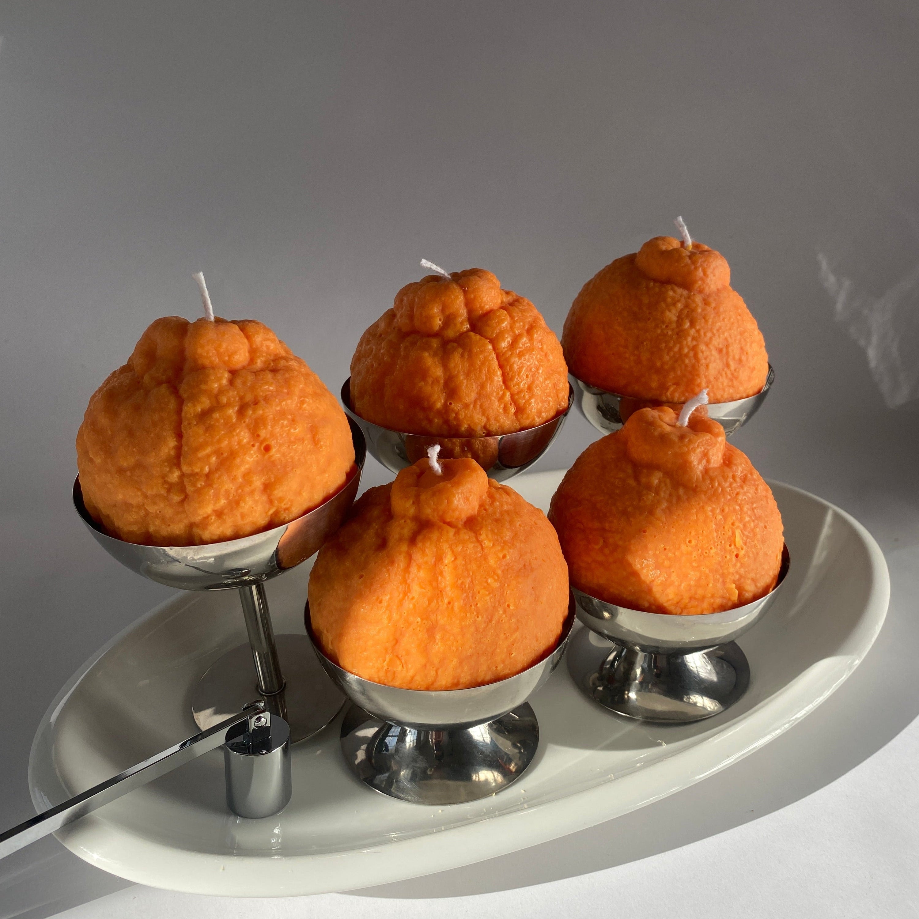 Large Dekopon Orange Candle