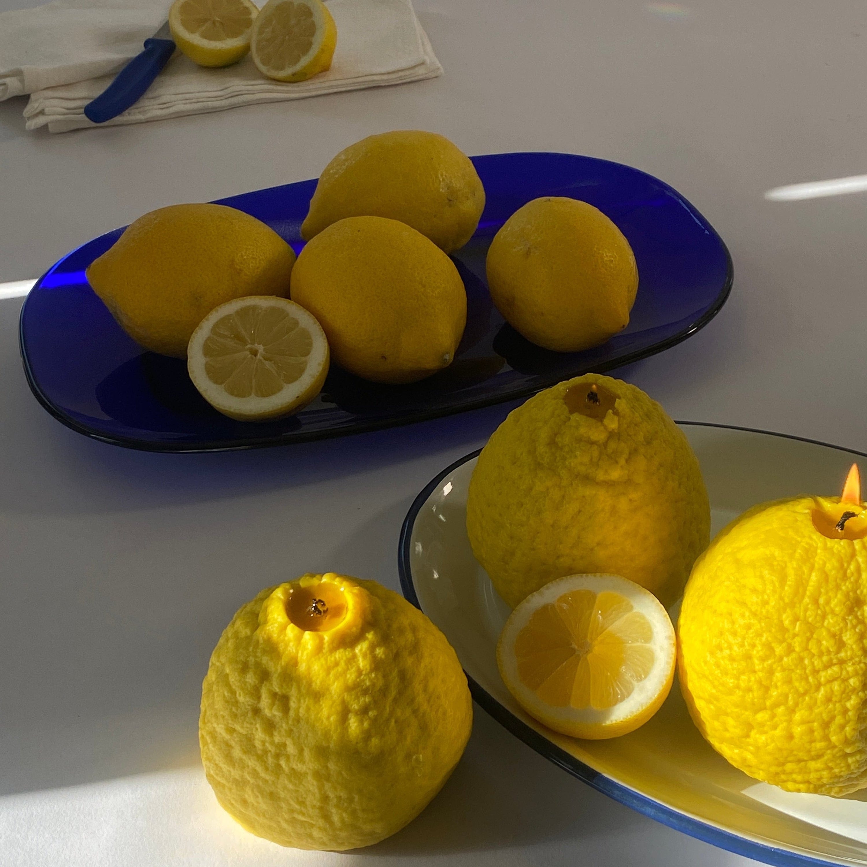 Scandles Farmers Markets Yellow / Citrus / Single Lemon Large Ponderosa Lemon Candle