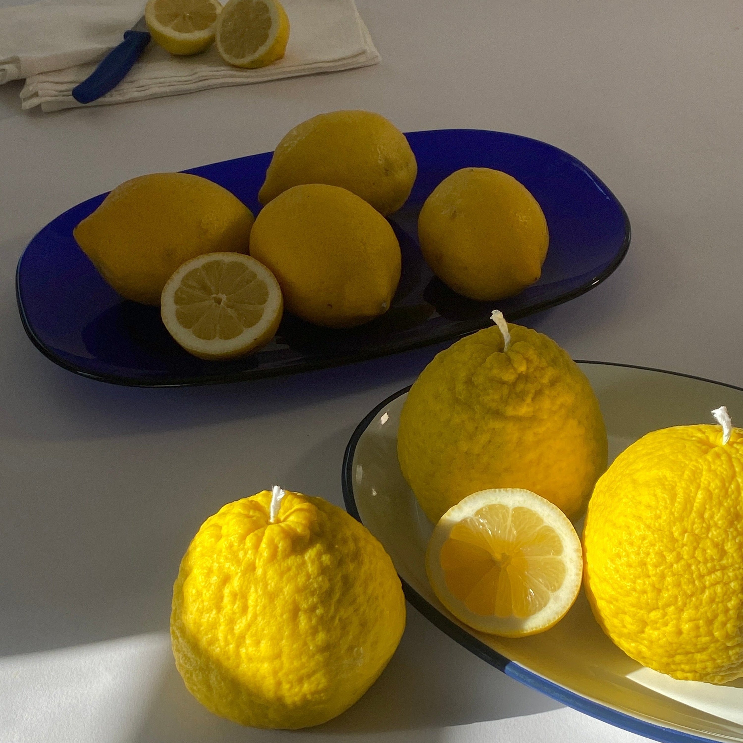 Scandles Farmers Markets Yellow / Citrus / Single Lemon Large Ponderosa Lemon Candle