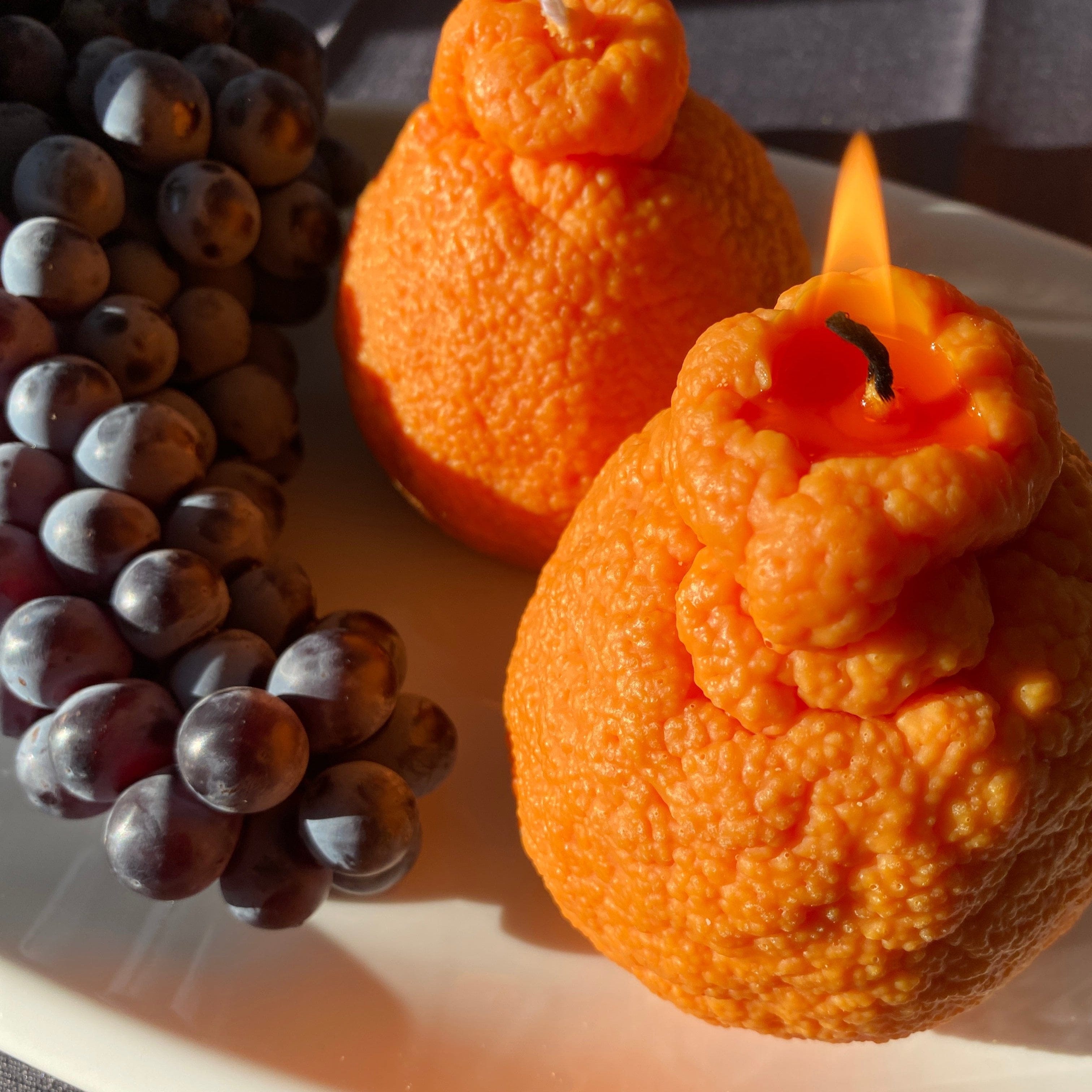 Large Dekopon Orange Candle