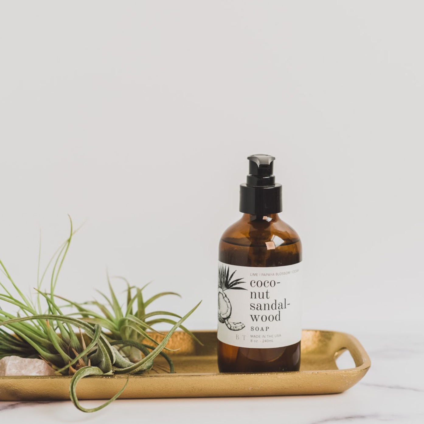 Coconut Sandalwood Liquid Soap - My American Goods