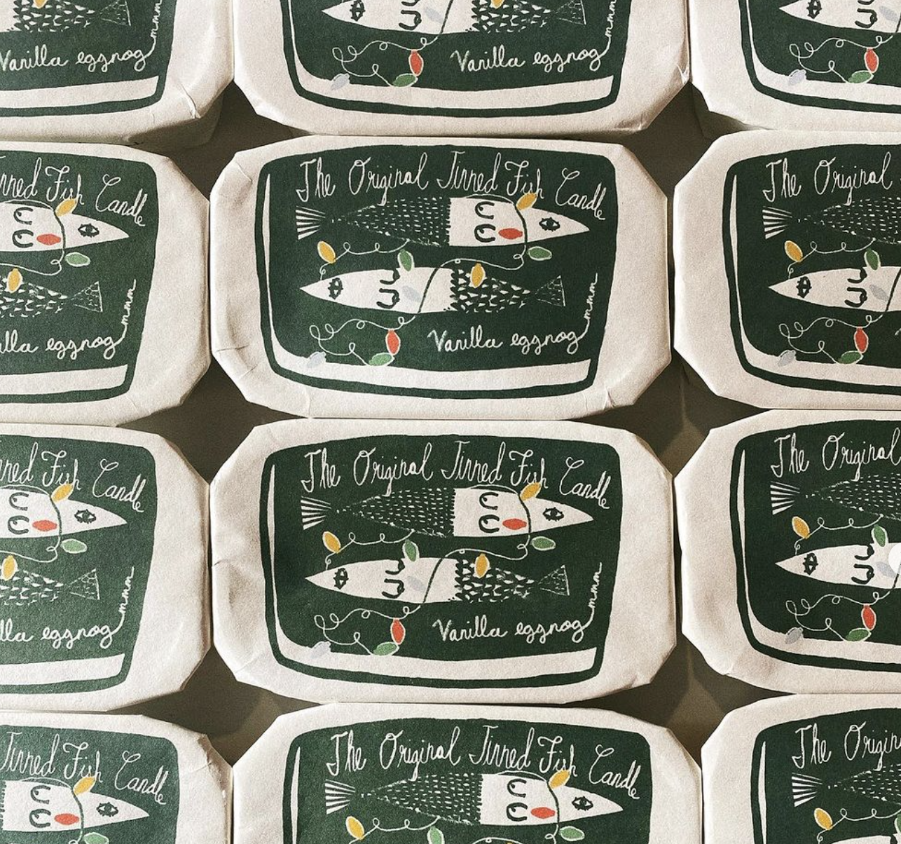 Tinned Fish Candle - Vanilla Eggnog - My American Goods