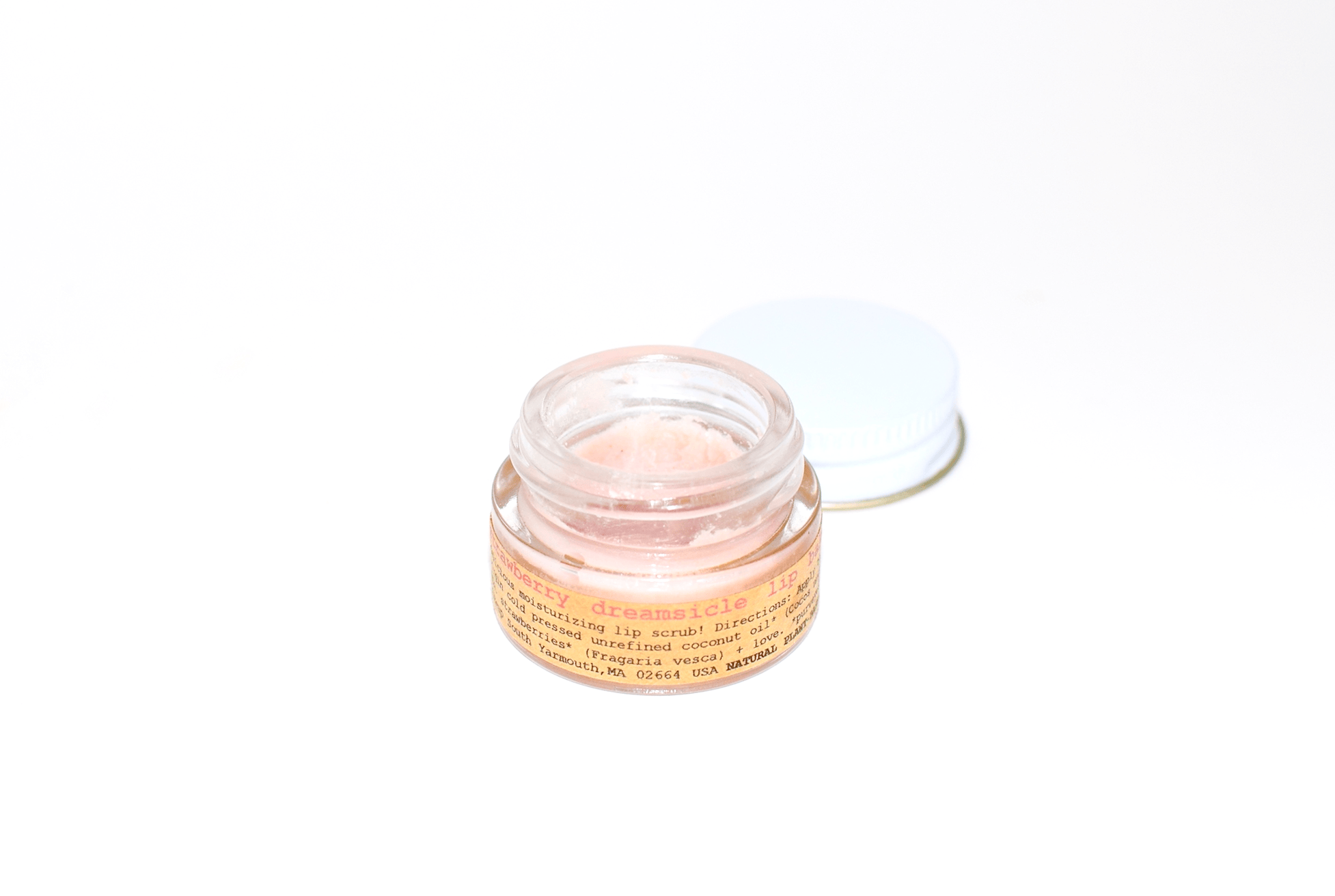 plant makeup Strawberry Dreamsicle Lip Balm Scrub
