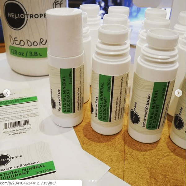 Heliotrope SF Deodorant Natural Mineral Deodorant