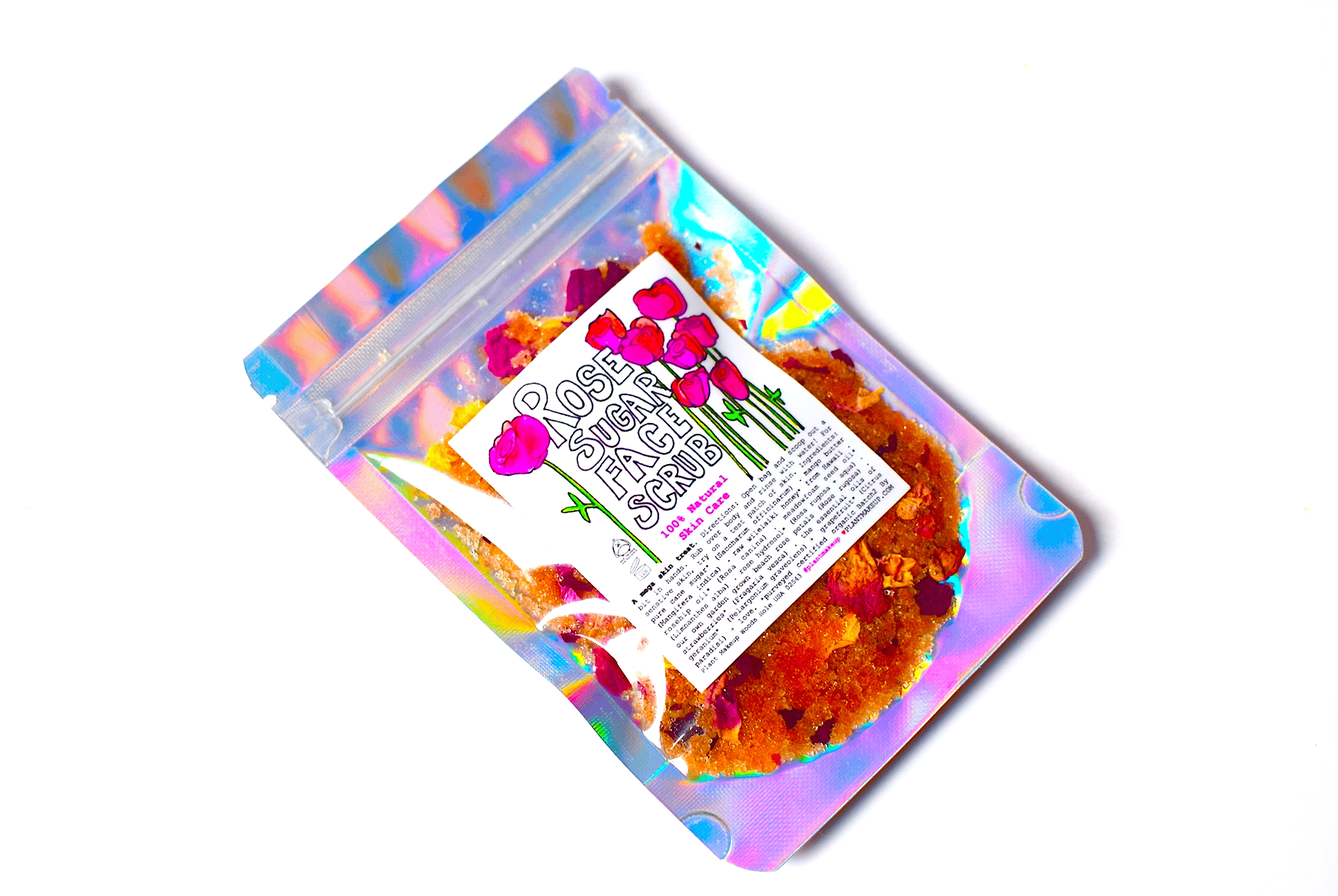 ROSE sugar FACE SCRUB - My American Goods