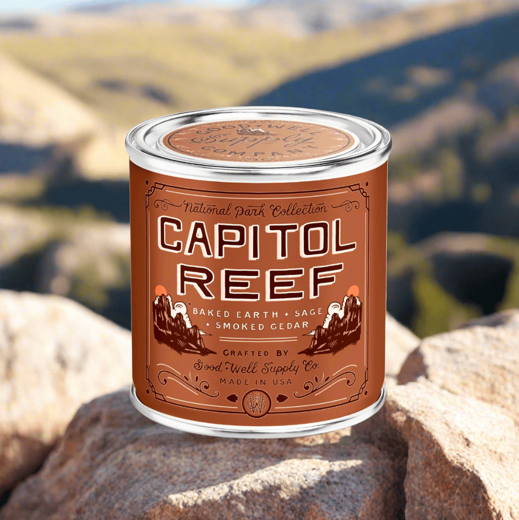 Candle canister labeled &