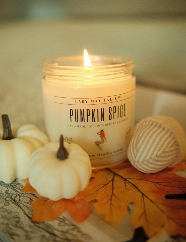 Lady May Seasonal Tallow & Beeswax Candle