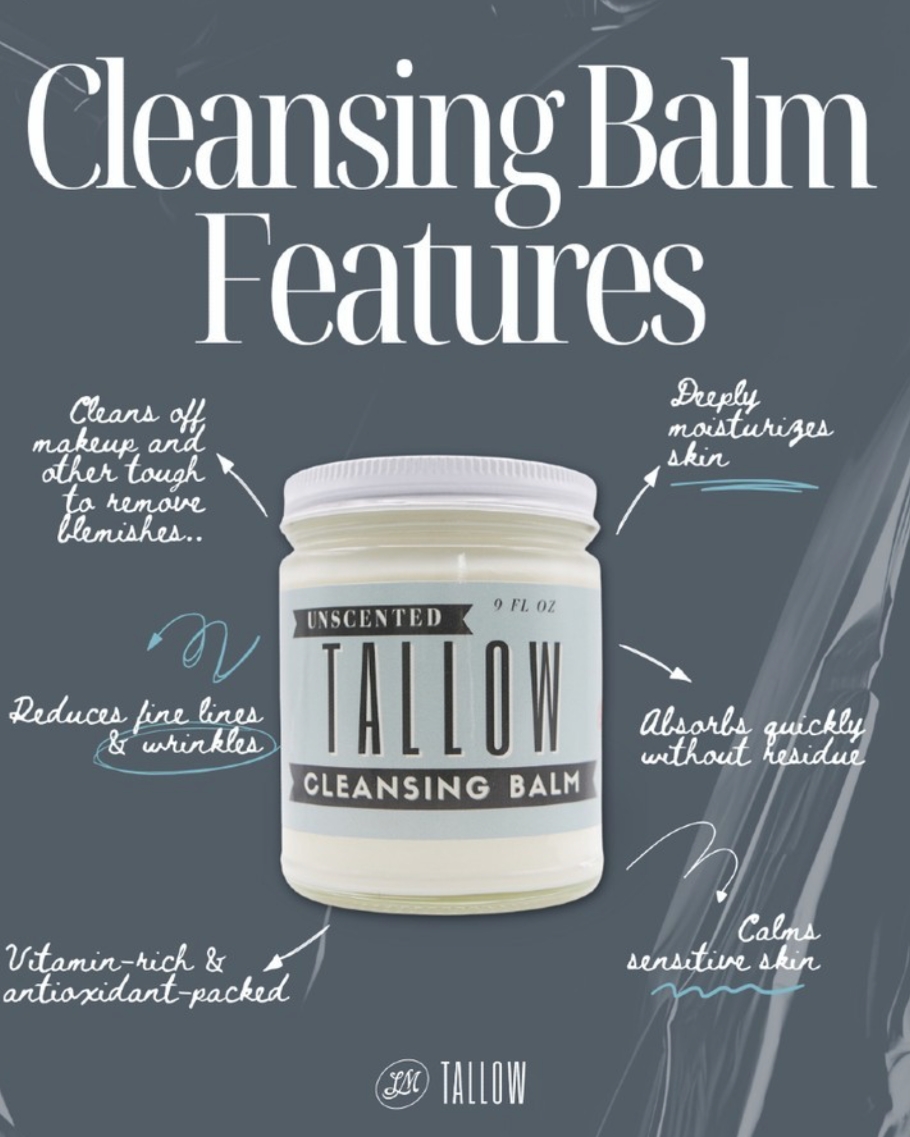 Unscented Tallow Balm | All-Natural Beef Tallow Moisturizer