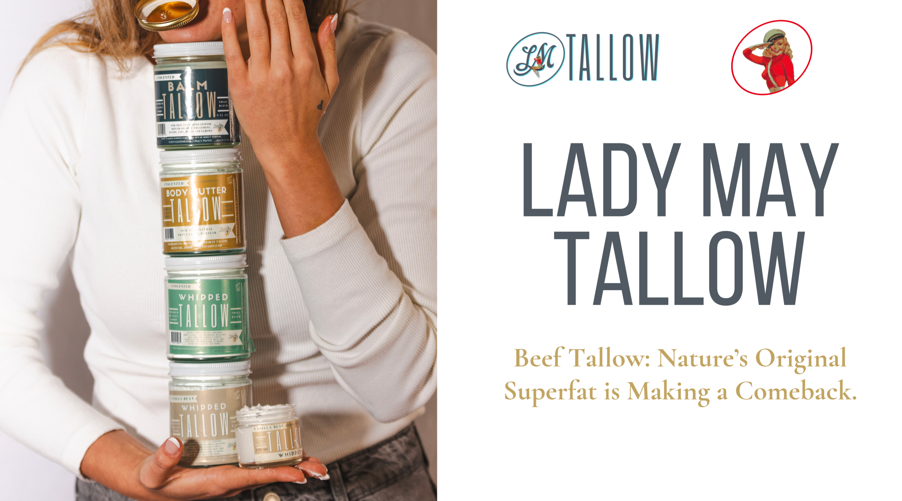 Manuka Honey & Rosehip Tallow Body Butter