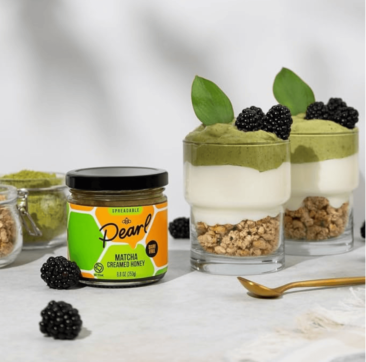 Matcha creamed honey - My American Goods