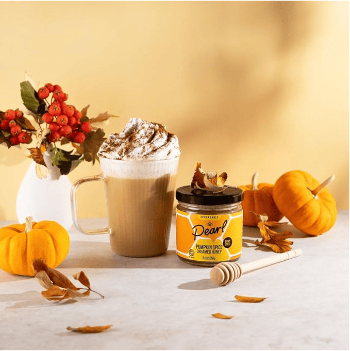 Pumpkin spice creamed honey - My American Goods