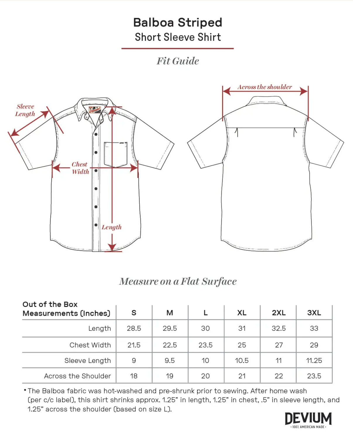 Balboa Striped Short Sleeve Shirt - My American Goods