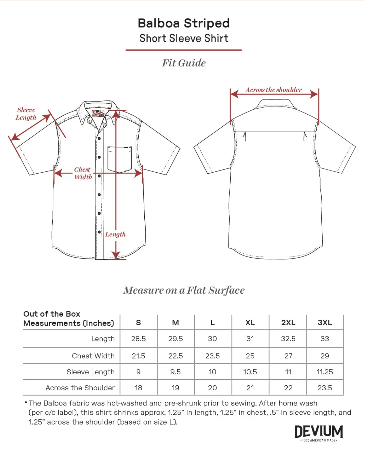 Balboa Striped Short Sleeve Shirt - My American Goods