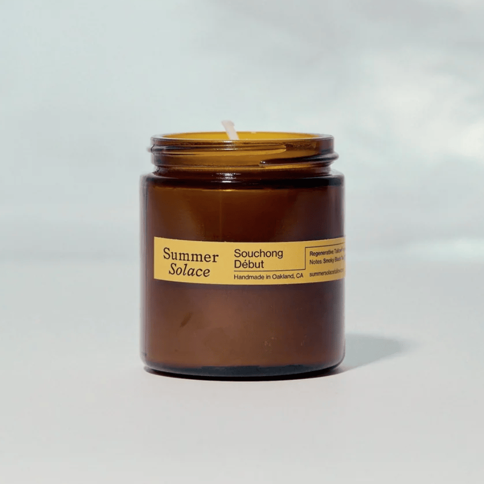 Summer Solace Tallow Tallow Candle Travel Size Souchong Debut – Tallow Travel Candle | Black Tea & Vetiver