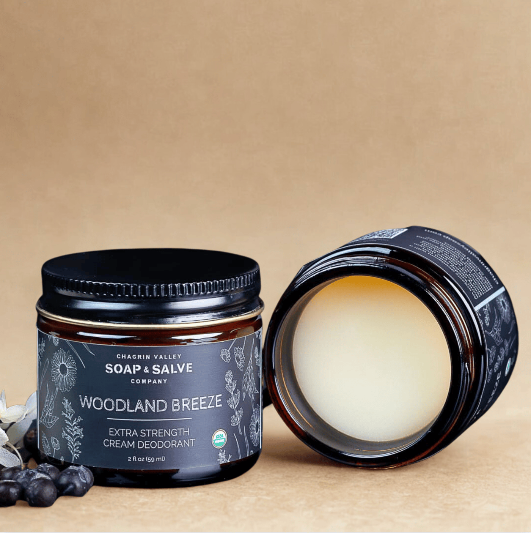 Deodorant Cream: Extra Strength Woodland Breeze - My American Goods