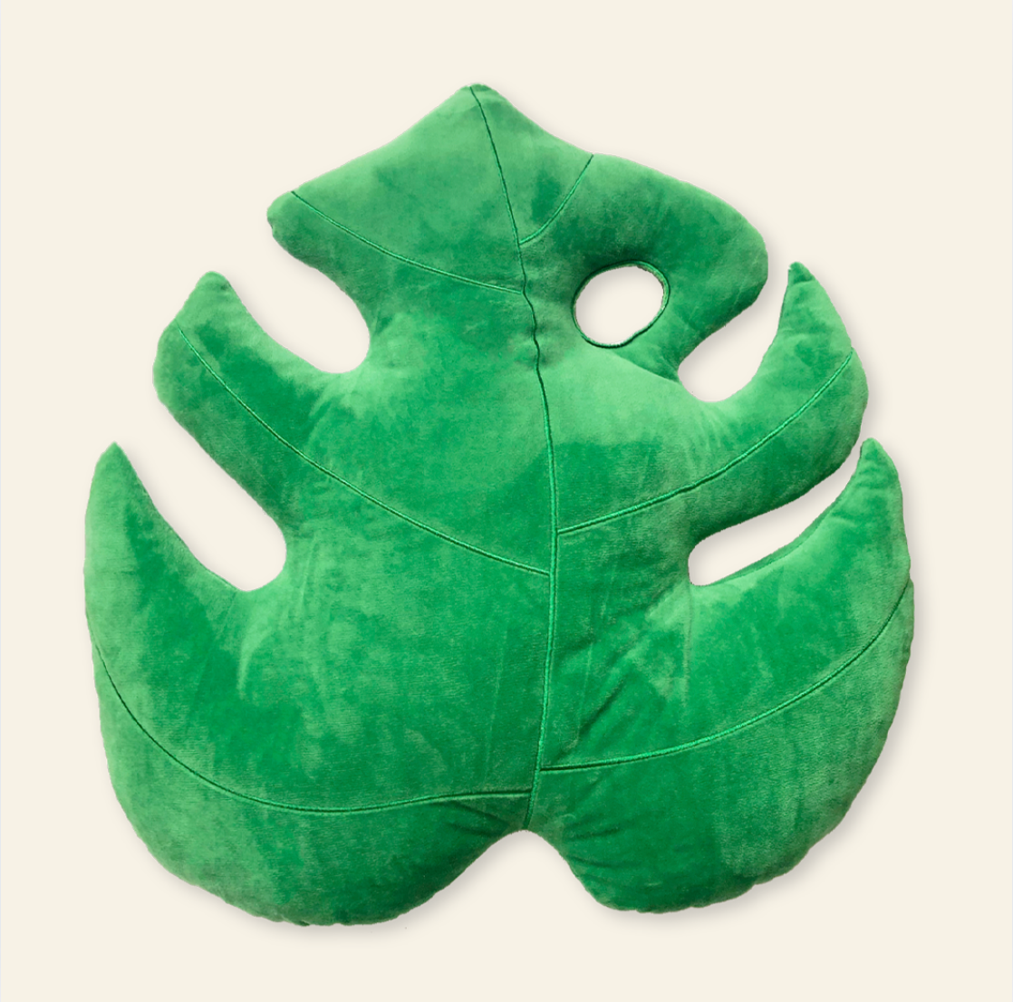 Monstera Deliciosa Leaf Pillow