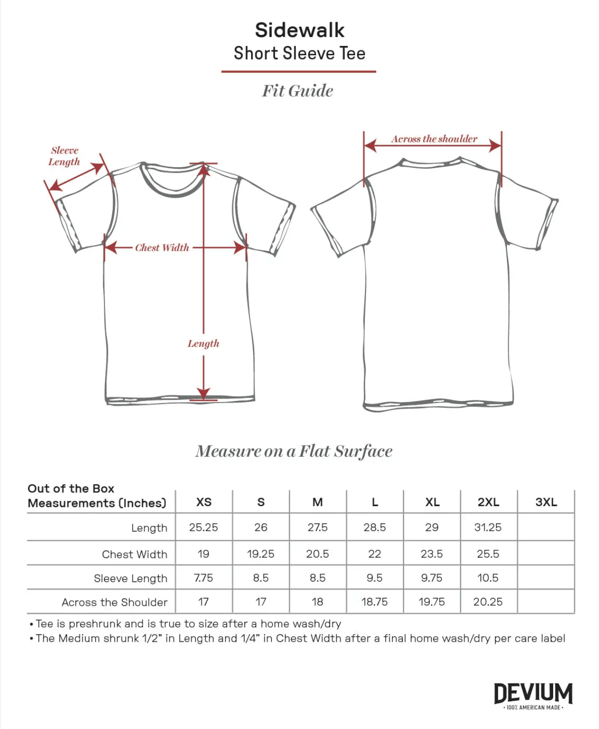 Sidewalk Vintage Tee - My American Goods