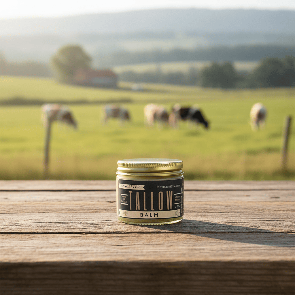 Lady May Unscented Tallow Balm – All-Natural Moisture & Skin Repair - My American Goods