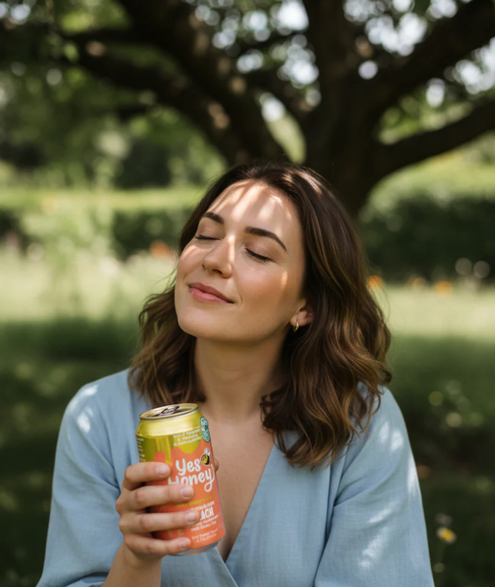 Bee Vitalized Sparkling Honey Sweetened Peach Tea - My American Goods