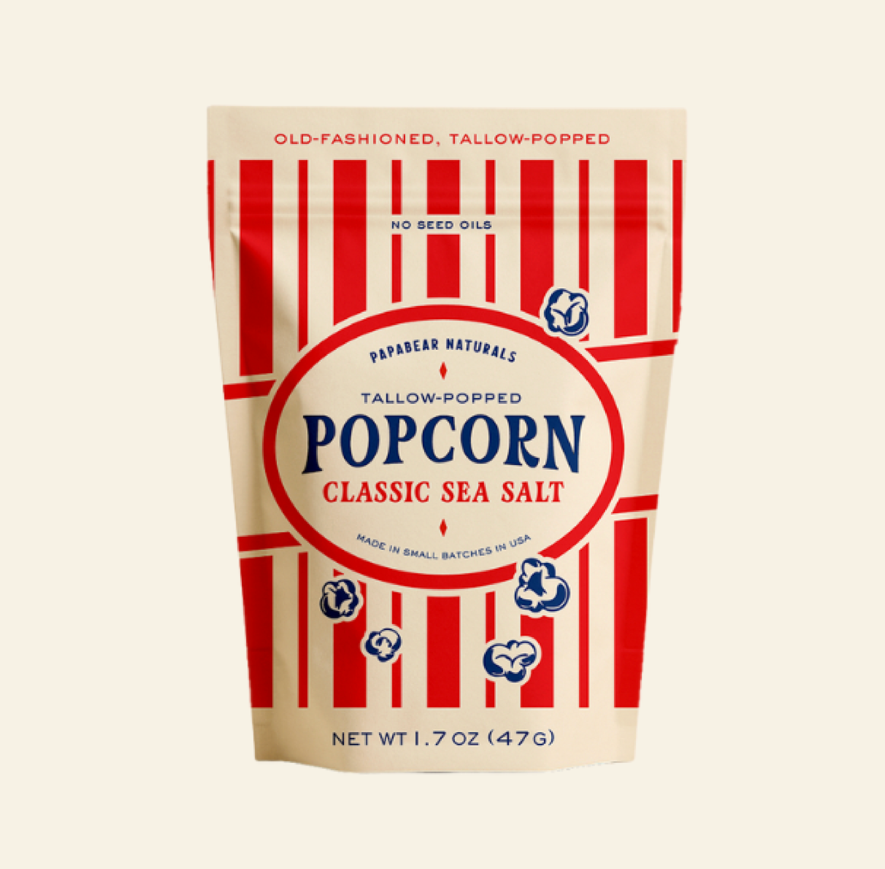 Tallow-Popped Popcorn (8 Pack)
