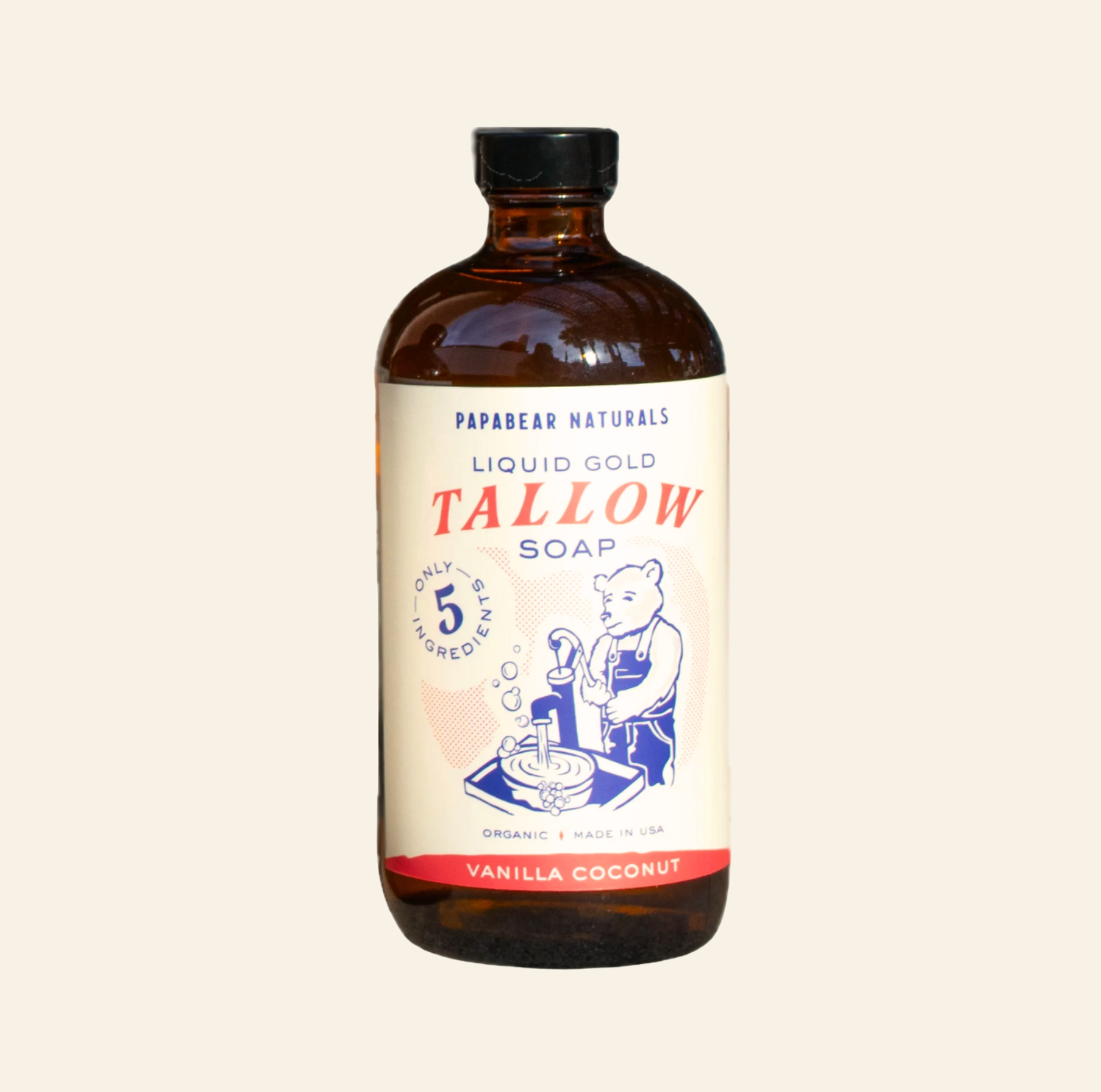 Papabear Liquid Gold Tallow Soap - My American Goods
