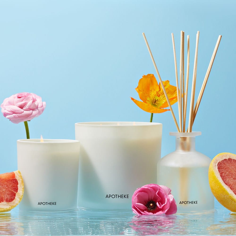 APOTHEKE 3-Wick Candles Sea Salt Grapefruit 3-Wick Candle