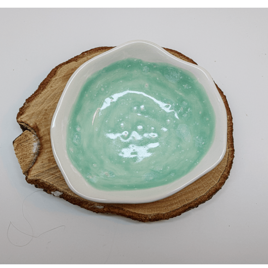 prodigalpottery Ceramic Sea Foam Spring Artisan Candy Dish